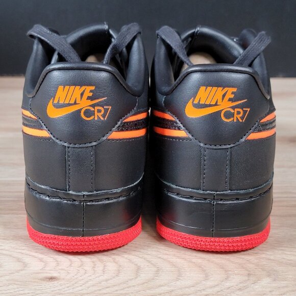 Nike Air Force 1 CR7 By You Shoes Men Size 8.5 Black Infrared Leather DD3746-991 main image 7